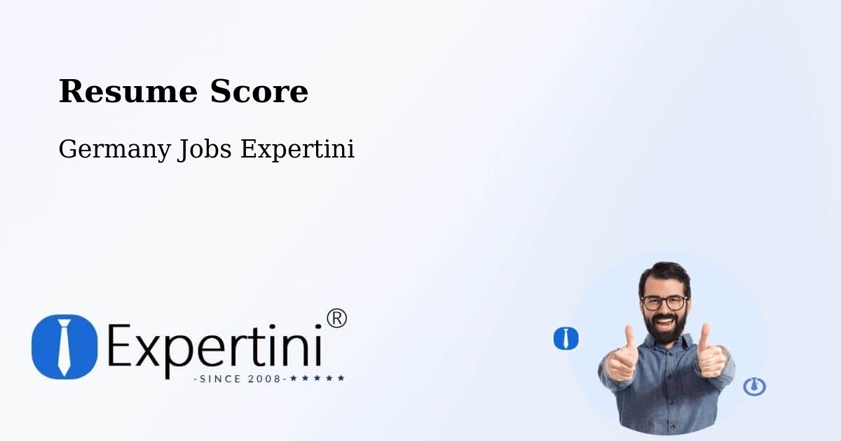 Resume Score & Job Description Match Tool – Borgfelde - Germany Jobs Expertini